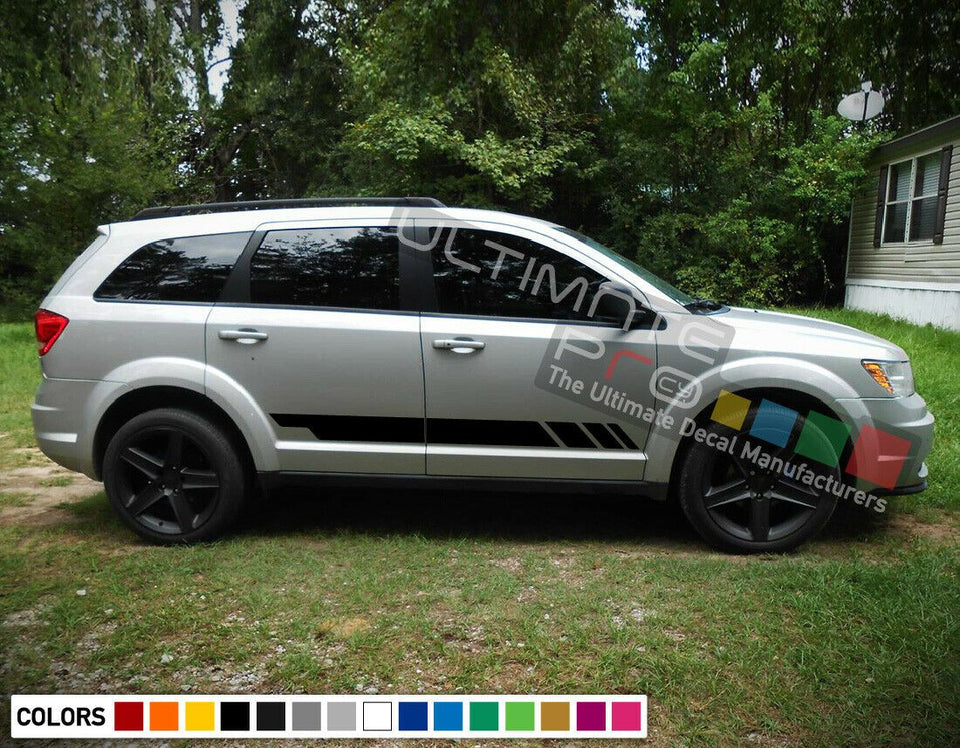 Sticker Decal Vinyl Sport Stripes for Dodge Journey LED Headlights Flare Cover