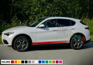 Sticker Decal Vinyl Stripe Body for Alfa Romeo Stelvio Window Tint Mud Flap Wax