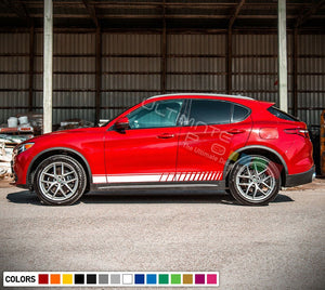 Sticker Decal Vinyl Stripe Body for Alfa Romeo Stelvio Window Tint Mud Flap Wax