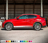 Sticker Decal Vinyl Stripe Body for Alfa Romeo Stelvio Window Tint Mud Flap Wax