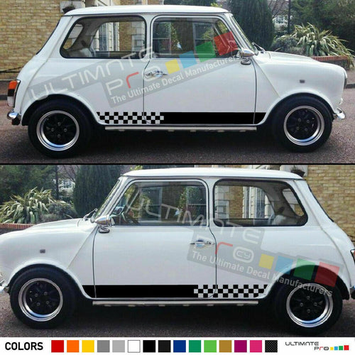 Sticker for Classic mini cooper side door Stripes left right 1996 1997 1998 1999