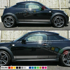 Sticker Graphic Decal Racing Stripe Kit for Mini Roadster Coupe Light Trim Door