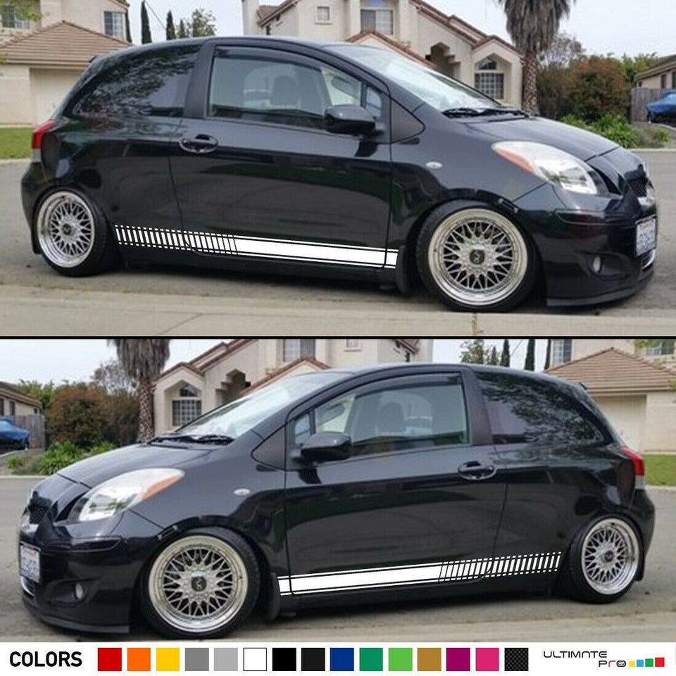 Sticker Graphic Decal Stripe Body Kit for Toyota Yaris Vitz RS XP90 Light Fender