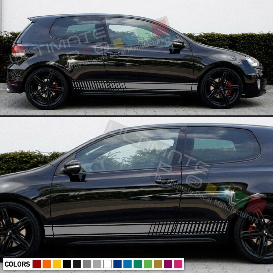 Sticker Graphic Decal Stripe Kit for Volkswagen VW Golf GTI R TSI MK6 2008-2014