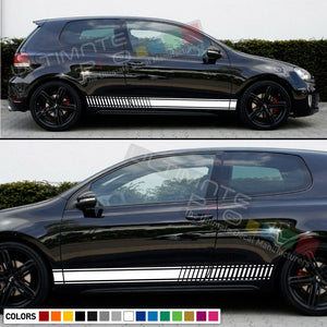 Sticker Graphic Decal Stripe Kit for Volkswagen VW Golf GTI R TSI MK6 2008-2014