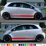 Sticker Graphic Stripe Body Kit for Toyota Yaris Vitz RS 2005 2006 Racing XP90