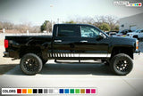 Sticker kit for Chevrolet Silverado Cover bumper tail seat truck bed stripe arm