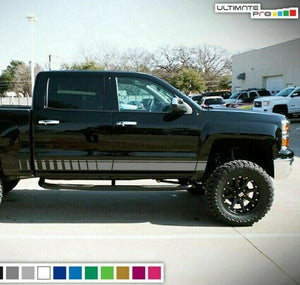 Sticker kit for Chevrolet Silverado Cover bumper tail seat truck bed stripe arm