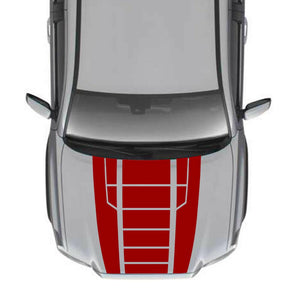 Sticker Kit Hood Stripes for Toyota Tacoma 4x4 Wrap Modern Turbo Lifted New gen