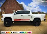 Sticker Kit Modern Side Door Stripes Sport for Gmc Canyon Turbo 2014 - 2019 4x4