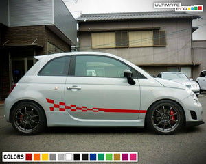 Sticker lip Stripe kit for mini Roaster john cooper works checkered graphics arm