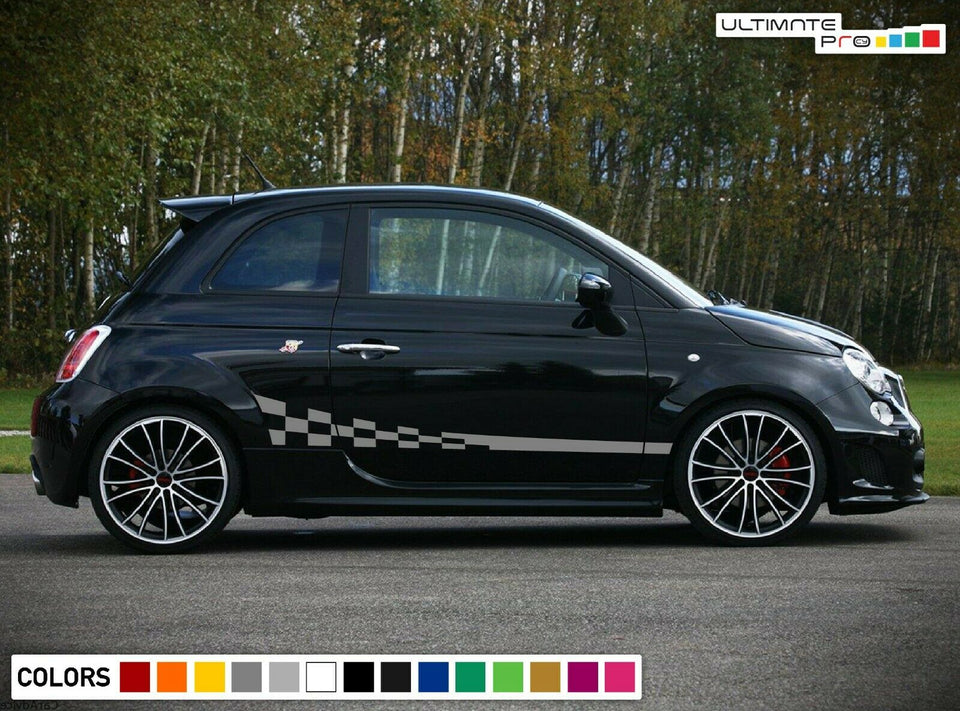 Sticker lip Stripe kit for mini Roaster john cooper works checkered graphics arm