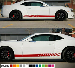 Sticker Set Decal Vinyl Side Door Stripes for Chevrolet Camaro Racing Spoiler rt