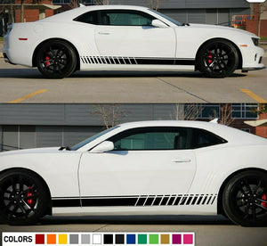 Sticker Set Decal Vinyl Side Door Stripes for Chevrolet Camaro Racing Spoiler rt