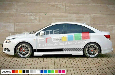 Sticker Side Door Stripes for Chevrolet Cruze 2007 2008 2010 2015 2020 Racing cd