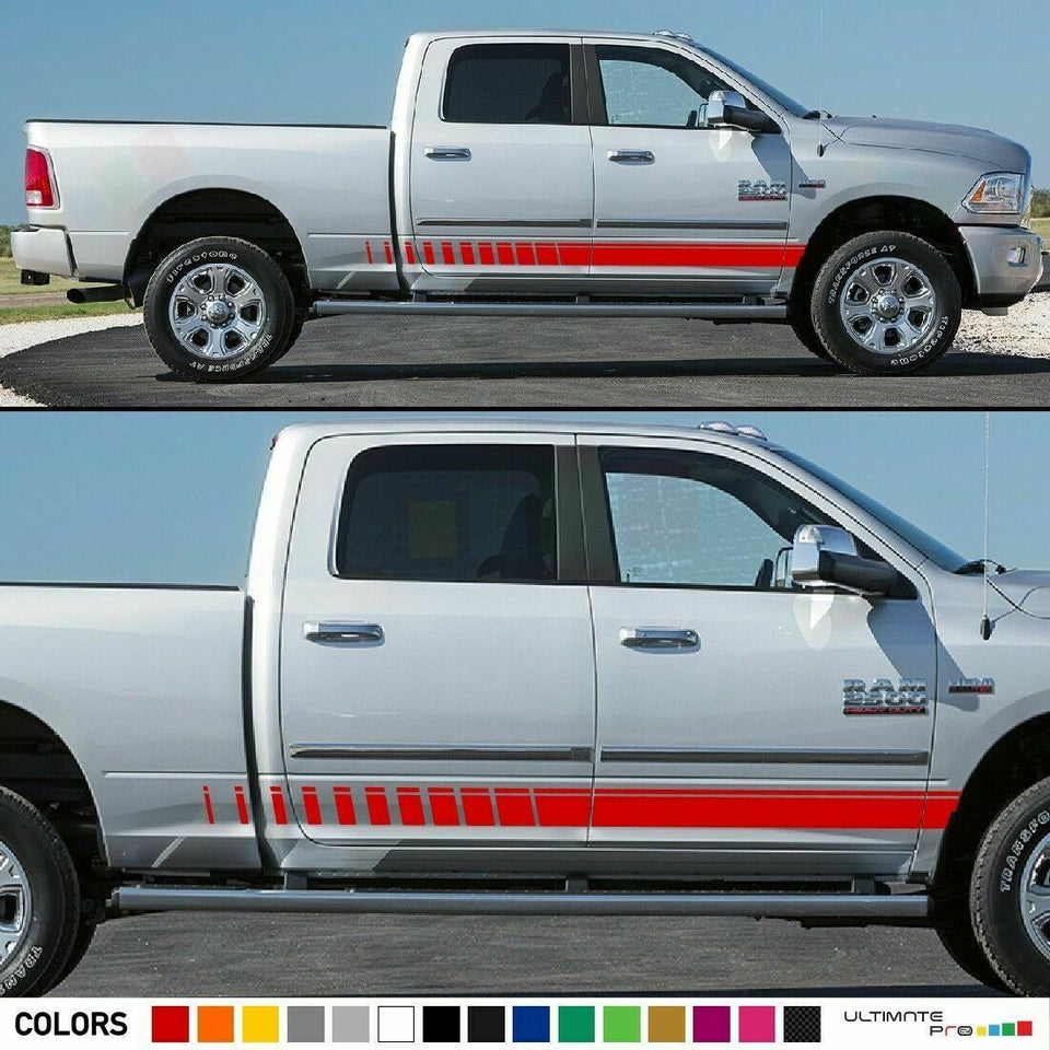 Sticker Side Stripe for Chevrolet Equinox Bed 2013 2015 2016 2017 2018 Cover V8