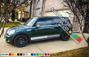 Sticker side Stripe kit for mini cooper s graphic Clubman lip R55 2007 F54 2015