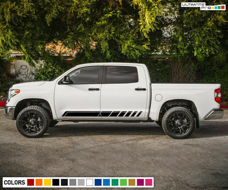 Sticker Side Stripes for Toyota Tundra pump sport grill platinum graphics SR6 V6