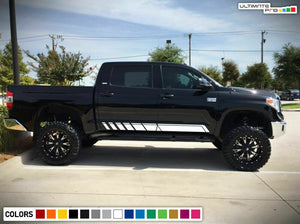 Sticker Side Stripes for Toyota Tundra pump sport grill platinum graphics SR6 V6