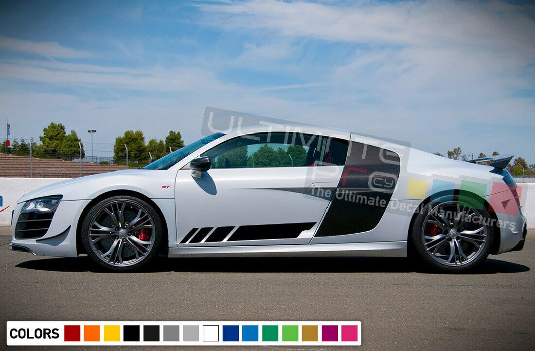 Sticker Stripe for Audi R8 light graphics carbon tune wheels lip 2015 ...