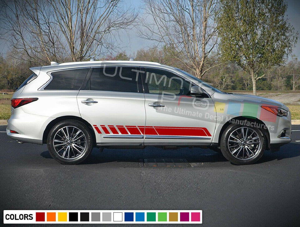 Sticker Stripe for Infiniti QX60 gear lift leaf tuning 4x4 Arm Turbo 2015 - 2018