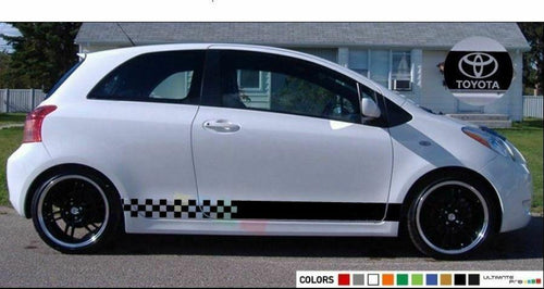 Sticker Stripe for Toyota Yaris Vitz 2011 2012 2013 2014 2015 2016 mirror vent r