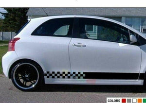 Sticker Stripe for Toyota Yaris vitz RS light bumber light tail mirror rear head