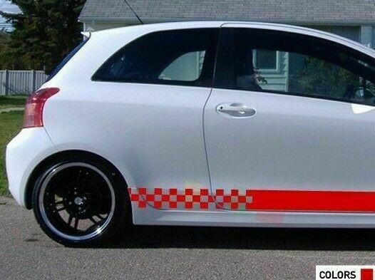 Sticker Stripe for Toyota Yaris vitz RS light bumber light tail mirror rear head