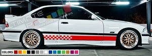 sticker Stripe kit for BMW M3 E46 Coupe Front Bumper Grilles 2001 2004 2005 2006