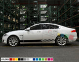 Sticker stripe Kit for Jaguar XF light Gear shift Xenon skirts spoiler skirt lip
