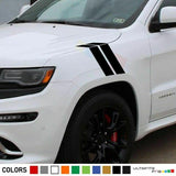 Sticker Stripe kit for Jeep Grand Cherokee srt8 left flare fender hood 2011 2018