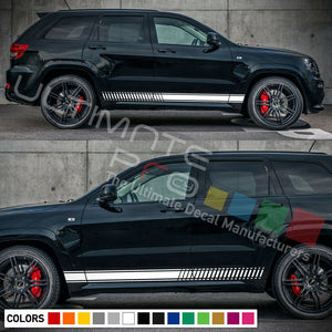 Sticker Stripe kit for Jeep Grand Cherokee srt8 racing tune upgrade rally flare