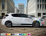 Sticker Stripe kit for Lexus CT graphic lowered Skirt Tune coil Rally Top Tuning