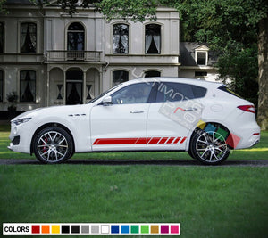 Sticker stripe Kit for Maserati Levante racing decals Sport Splitter Rims body