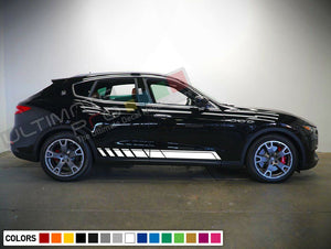 Sticker stripe Kit for Maserati Levante racing decals Sport Splitter Rims body