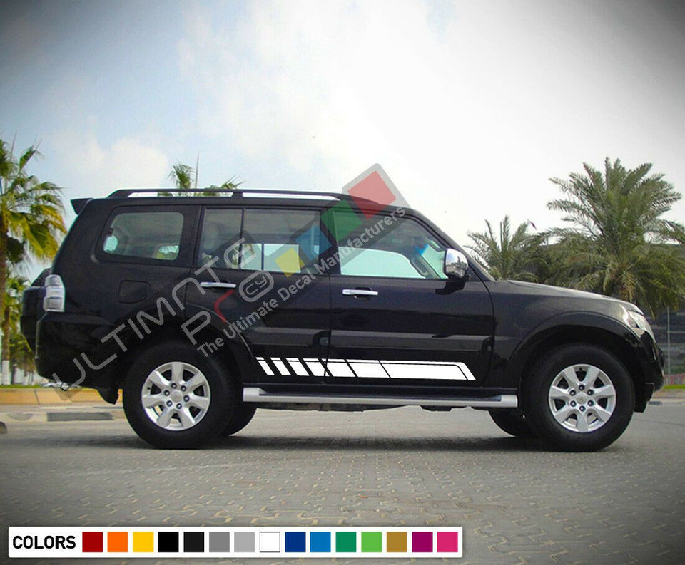 Sticker Stripe Kit for Mitsubishi Montero Carbon Lamp 2000 2001 2007 2006 2018