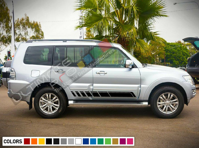 Sticker Stripe Kit for Mitsubishi Montero Carbon Lamp 2000 2001 2007 2006 2018