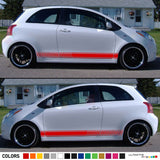 Sticker Vinyl Decal Graphic Stripe Body Kit for Toyota Yaris RS Racing Door Side