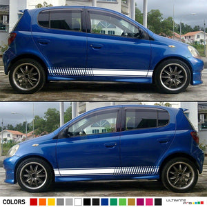 Sticker Vinyl Decal Stripe Kit for Toyota Yaris RS Vitz TS XP10 Exhaust Visor