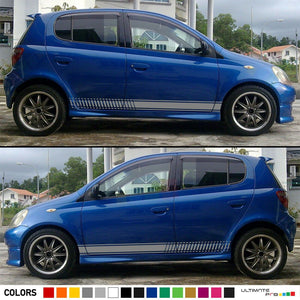 Sticker Vinyl Decal Stripe Kit for Toyota Yaris RS Vitz TS XP10 Exhaust Visor