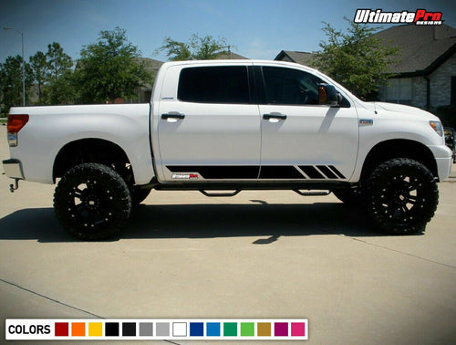 Sticker Vinyl Side Stripes for Toyota Tundra 2018 2012 sr5 mirror sr5 e85 bars