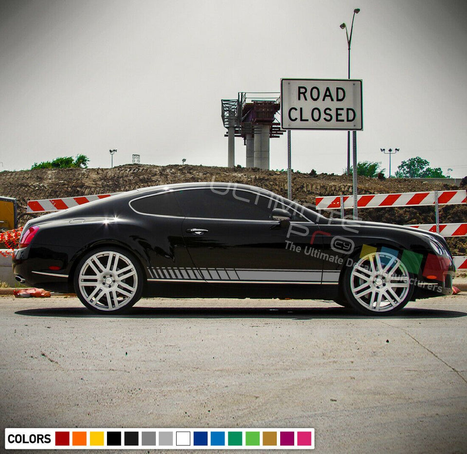 Stickers Decal for Bentley Continental 2018 Stripe body kit coupe door trim 2016