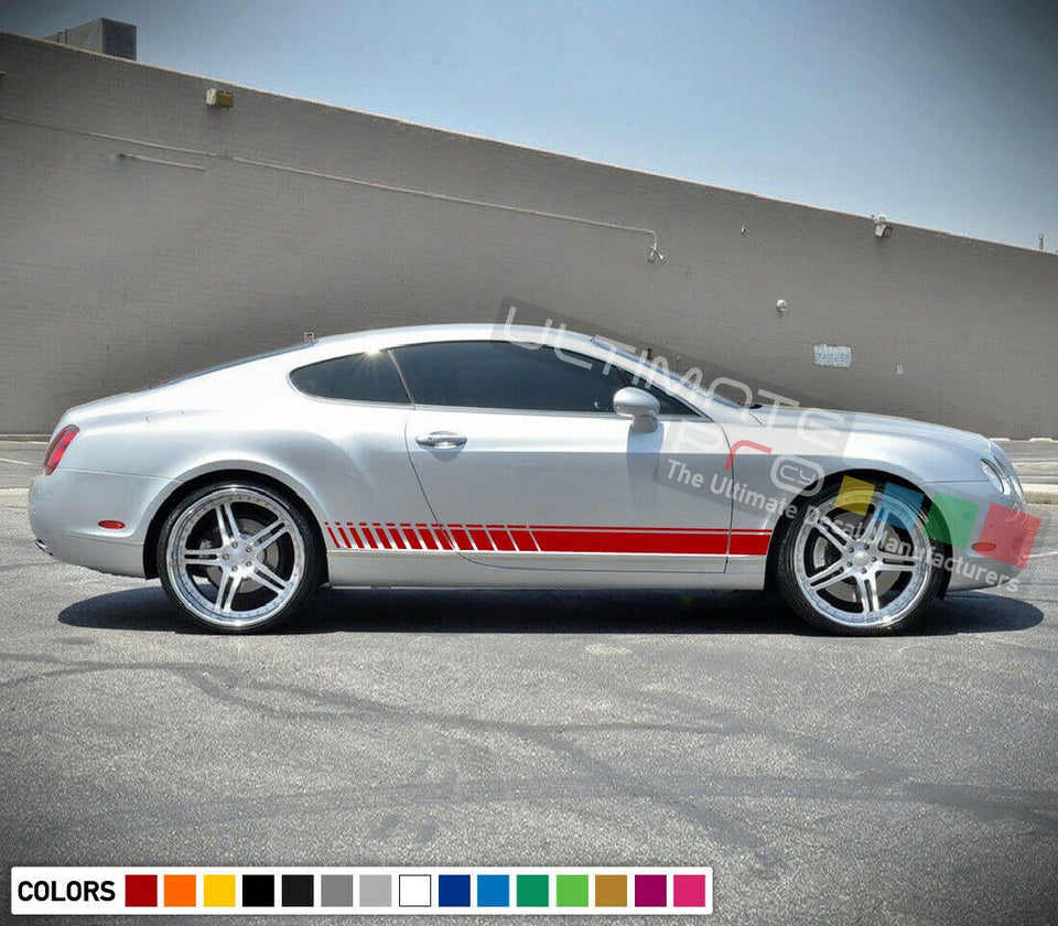 Stickers Decal for Bentley Continental 2018 Stripe body kit coupe door trim 2016