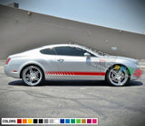 Stickers Decal for Bentley Continental 2018 Stripe body kit coupe door trim 2016