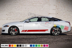 Stickers Decal for Jaguar XJ Stripe Body Kit Lip Spoiler Bumper Skirt Window Set