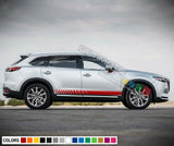 Stickers Decal for Mazda CX-9 Stripe body kit replacement door sticker fuel wing