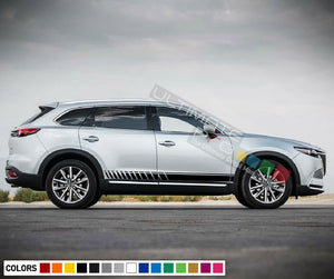 Stickers Decal for Mazda CX-9 Stripe body kit replacement door sticker fuel wing