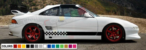 Stickers Decal for Toyota MR2 mrs twin-cam Stripes Graphics door body part lip