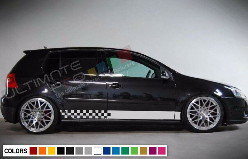 Stickers Decal for Volkswagen VW Golf Stripes Graphics door kit mk1 to mk6 - mk5