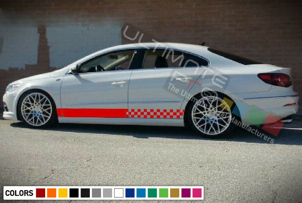 Stickers Decal for Volkswagen VW jetta Stripes coupe Corsar door body kit mirror